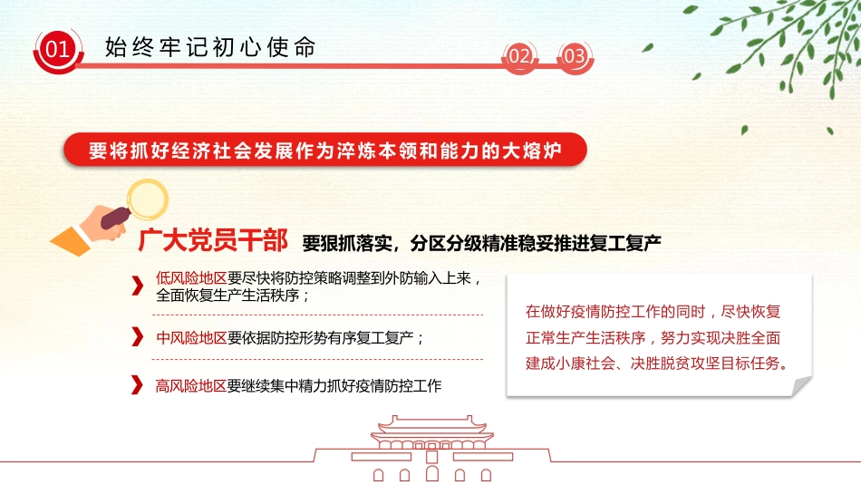 疫情党课政治教育PPT模板_第8页