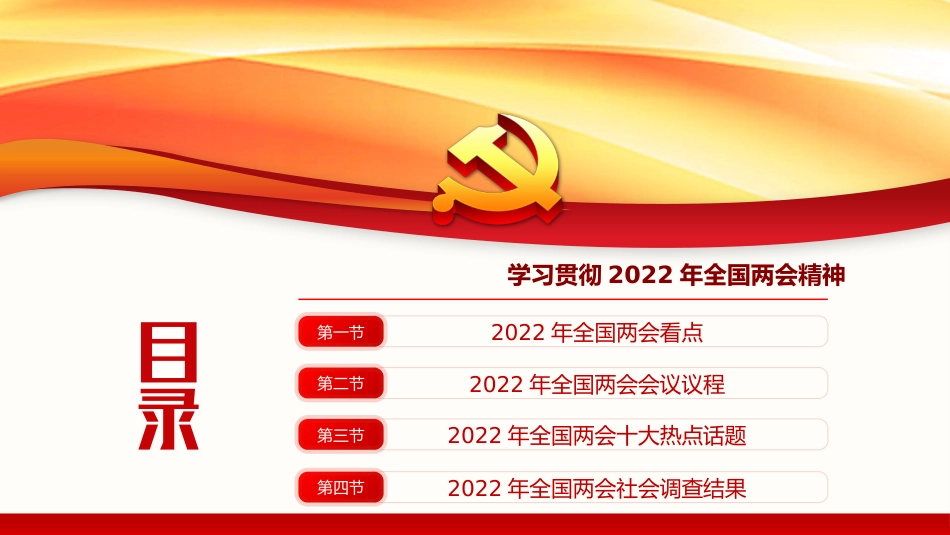 聚焦2022年全国两会认真贯彻落实2022年全国两会精神PPT（20220310）_第3页