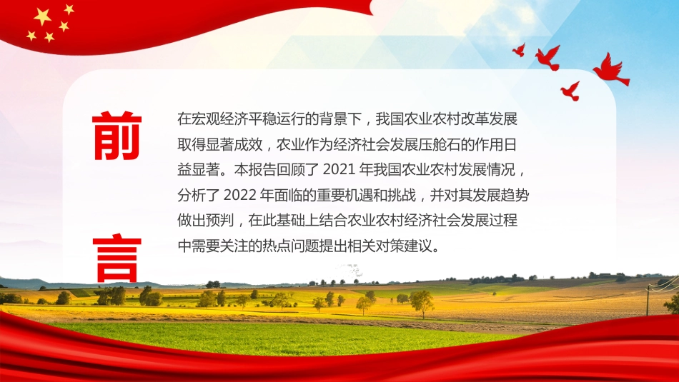 保障农业农村优先发展PPT（20220317）_第2页