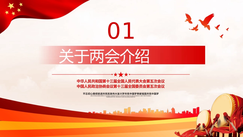 2022聚焦全国“两会”牢记使命担当PPT（20220307）_第3页