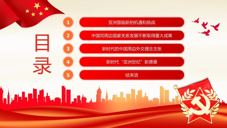 新时代中国的周边外交政策展望党课PPT_第3页