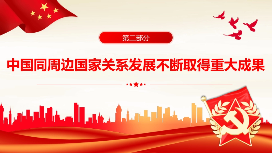 新时代中国的周边外交政策展望党课PPT_第7页