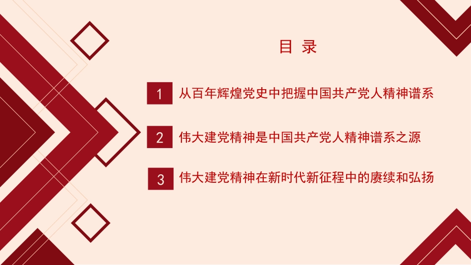 弘扬以伟大建党精神为源头的中国共产党人精神谱系（ppt）_第5页