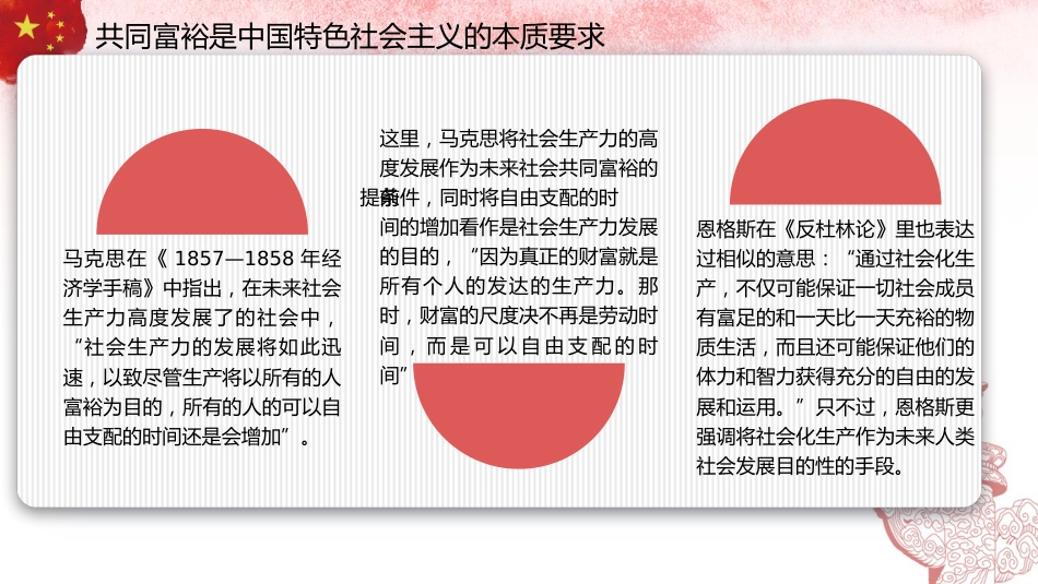 新时代中国特色社会主义思想对马克思主义共同富裕理论的丰富与实现路径的拓展（PPT）_第5页
