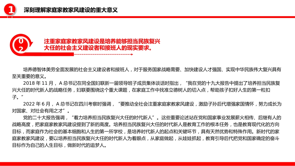 新时代家庭家教家风建设的根本遵循PPT（20230822）_第6页
