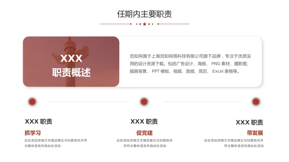 党支部书记述职报告PPT模板简约风格_第7页