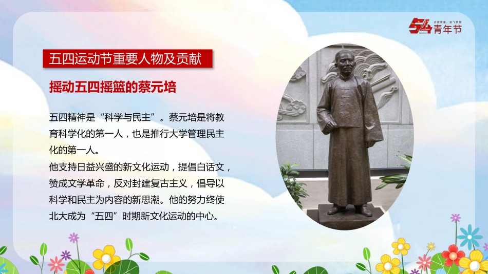 五四青年节主题模板（PPT）_第7页