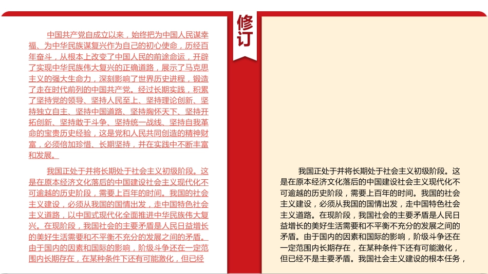中国共产党章程新旧对照解读模板（ppt）_第10页