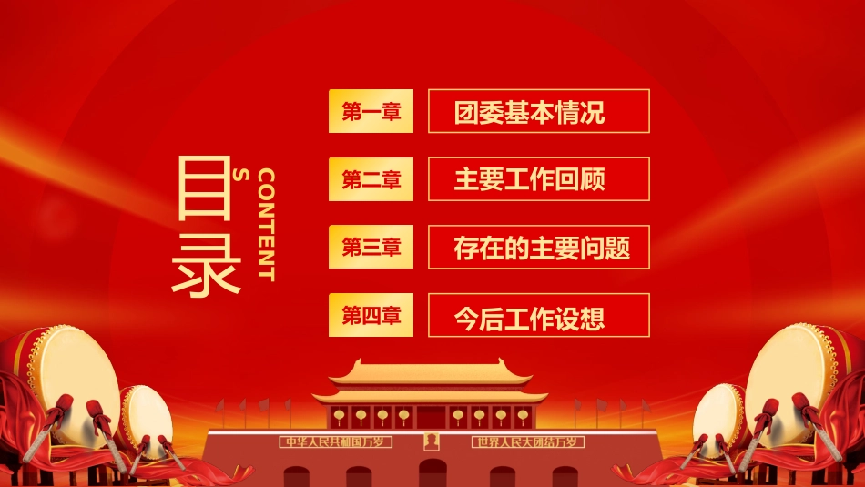 2023学校团委年终工作总结工作汇报PPT_第2页