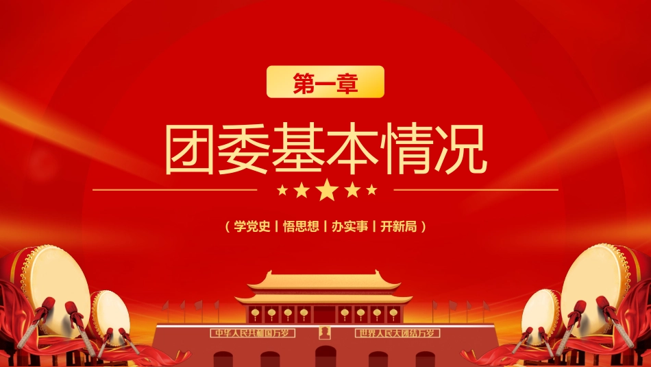 2023学校团委年终工作总结工作汇报PPT_第3页