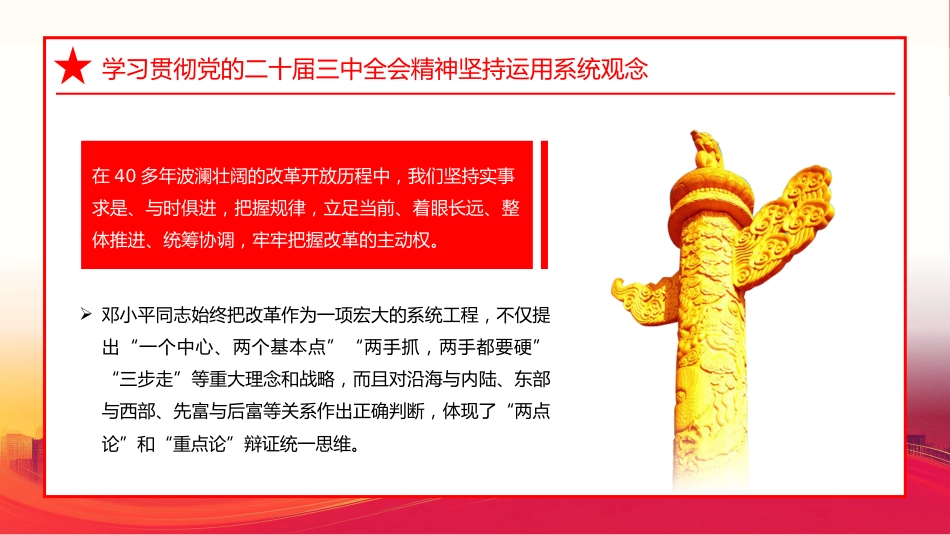 学习贯彻党的二十届三中全会精神坚持运用系统观念PPT专题党课_第3页
