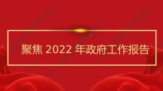 2022年政府工作报告解读模板（PPT）