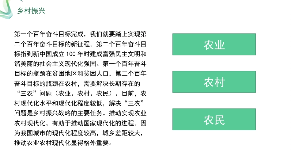2022年乡村振兴主题党课讲稿：关于推进乡村振兴促进共同富裕的探讨（ppt）_第4页
