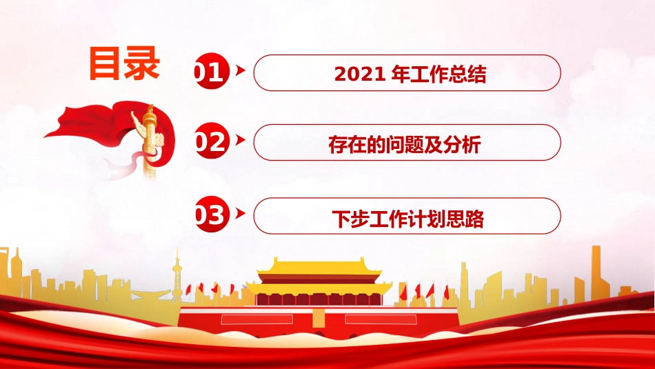 2022年国企党委党建工作总结ppt模板_第3页