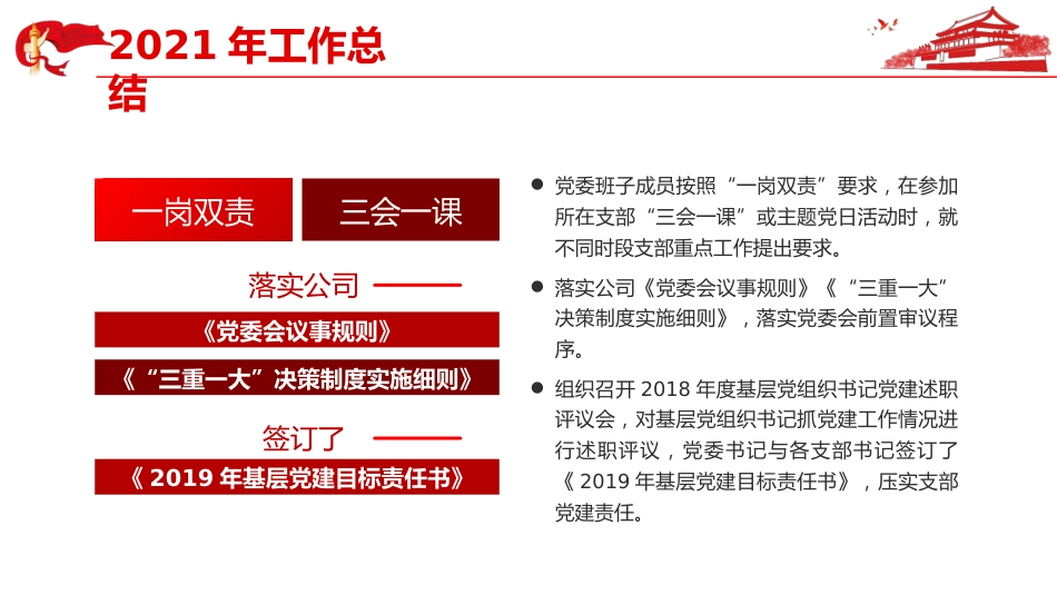 2022年国企党委党建工作总结ppt模板_第8页