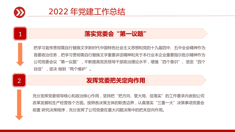 2022年党建工作总结及2023年工作计划PPT_第6页