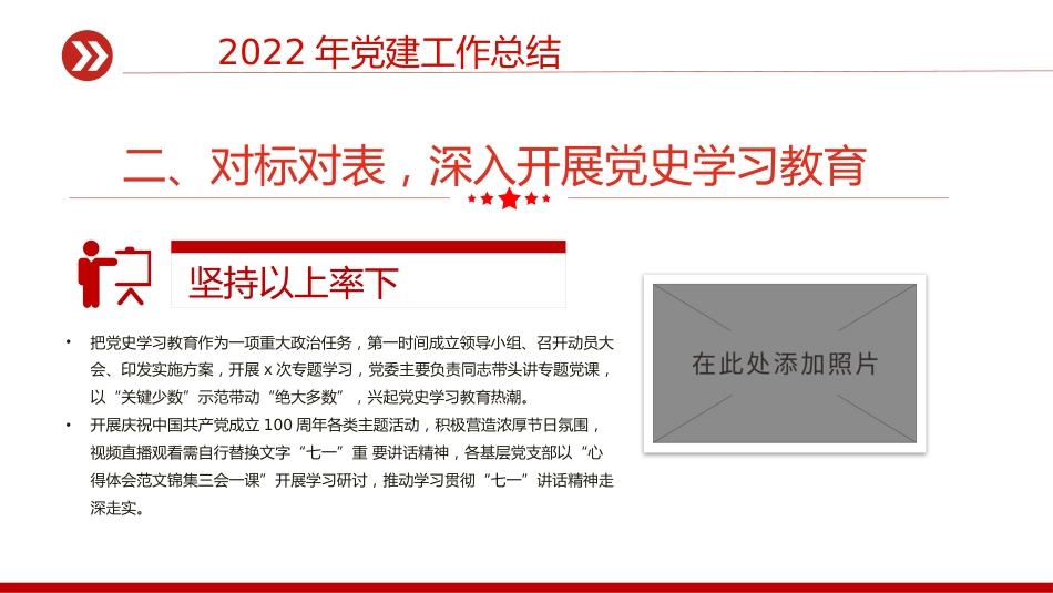 2022年党建工作总结及2023年工作计划PPT_第9页