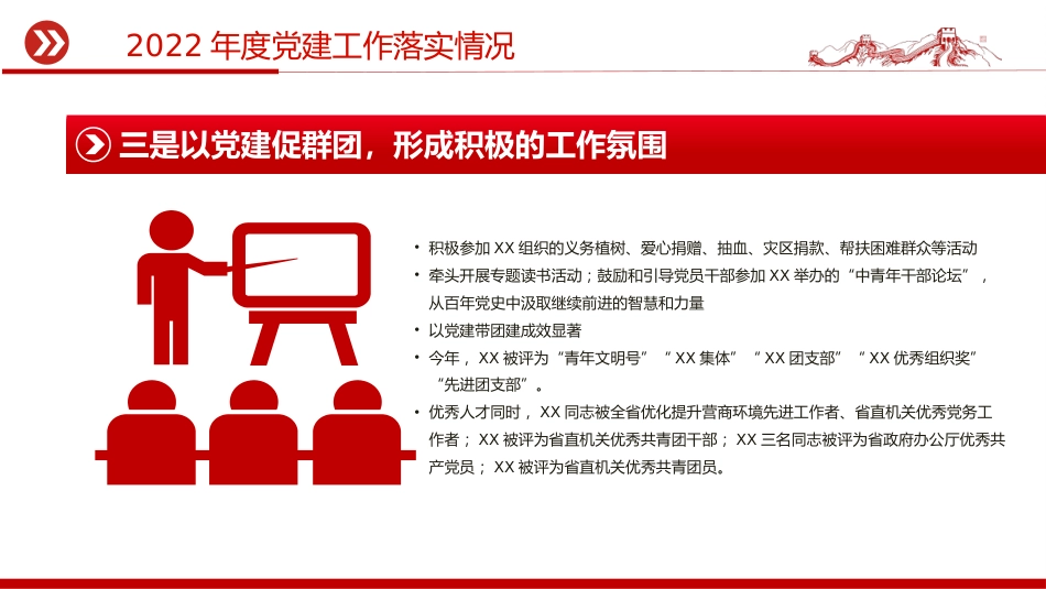2022基层党支部年终述职总结PPT_第7页