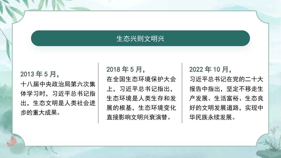 新中国成立75周年生态文明建设成就与经验（PPT）_第6页