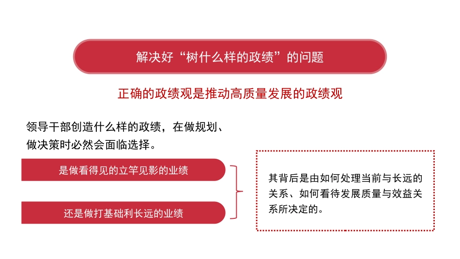 领导干部要树立和践行正确政绩观（PPT）_第10页