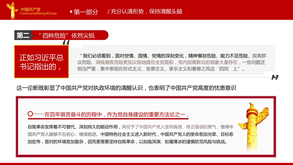 2024年党建党课守好五道关PPT模板_第8页