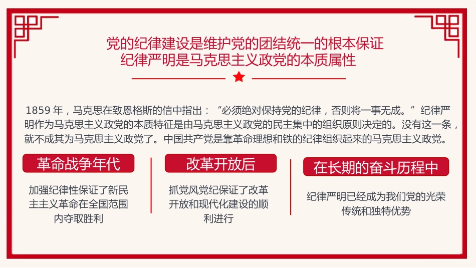 2024年党纪学习教育主题党课PPT课件_第6页