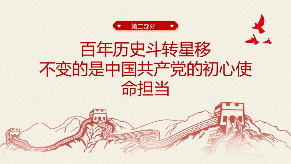 堪当历史重任做新时代的担当者党课PPT（202X年迎七一建党节主题党日活动和党的二十大专题党课辅导模板、盛会）_第9页
