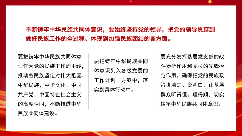 铸牢中华民族共同体意识+做好新时代党的民族工作（PPT）_第10页