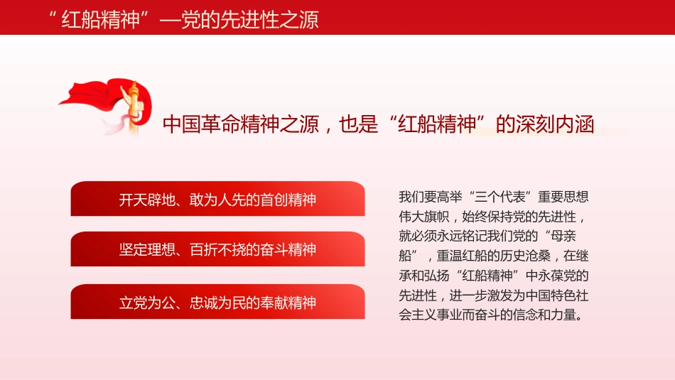红船精神的时代意义七一党课PPT模板_第9页