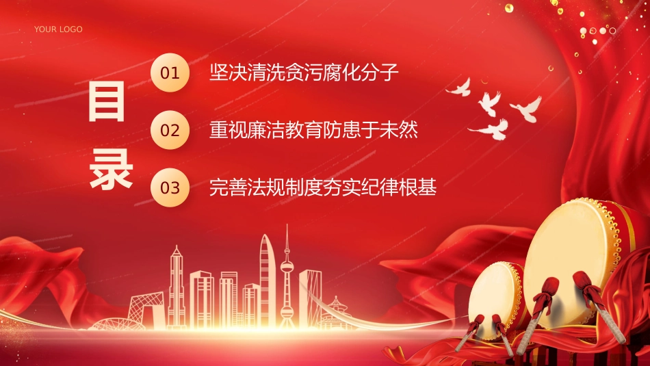 党政党建新时代廉洁文化建设学习教育党史党课PPT_第3页