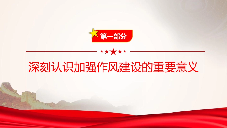 廉政党课PPT：持续深化党的作风建设，为高质量发展提供坚强的纪律作风保障（PPT）_第4页