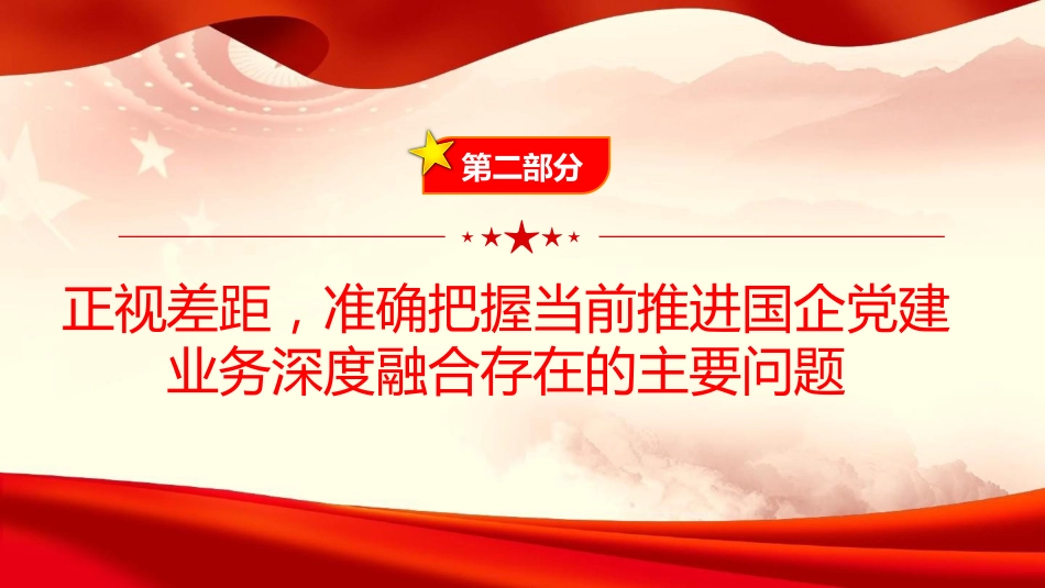 党课PPT：坚持党建业务深度融合，以高质量党建引领保障国有企业高质量发展（PPT）_第8页