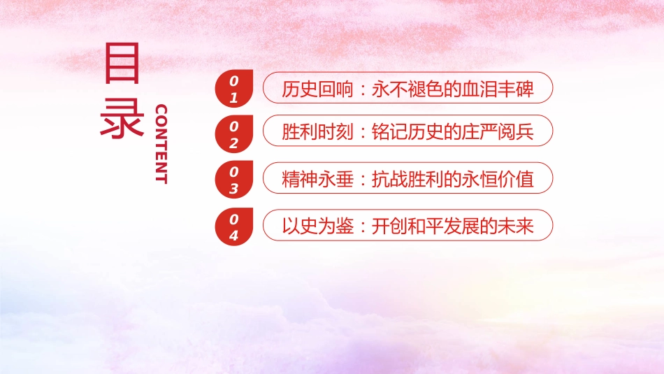 传承伟大抗战精神，开创和平发展未来（PPT）_第2页