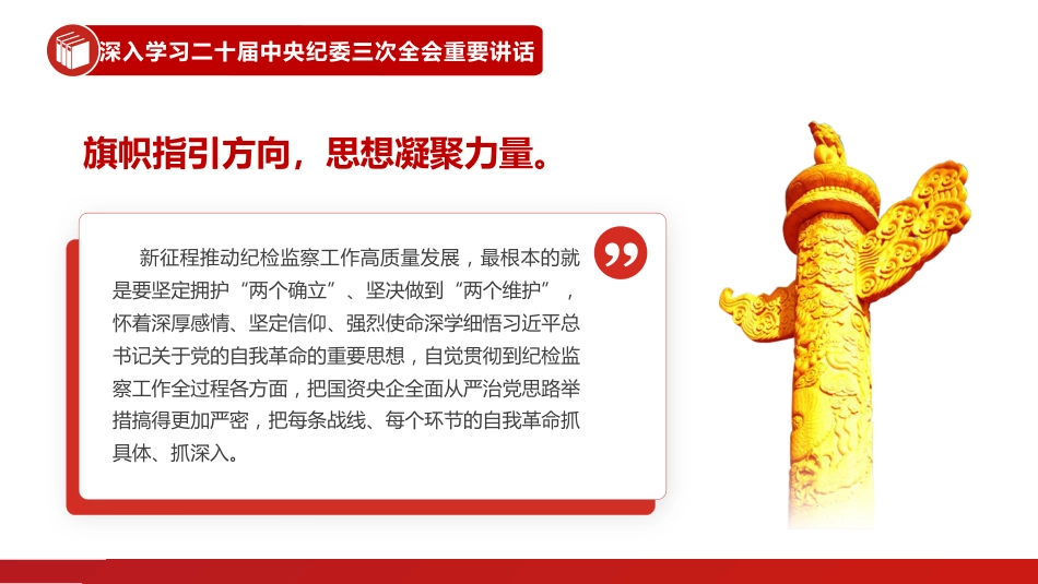 自觉用关于党的自我革命的重要思想统领纪检监察一切工作PPT_第9页