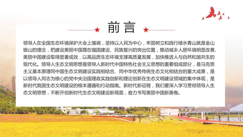 奋力绘就美丽中国新画卷生态文明思想党课课件PPT_第2页