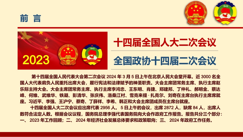 2024年全国政府工作报告学习解读宣贯ppt课件_第2页