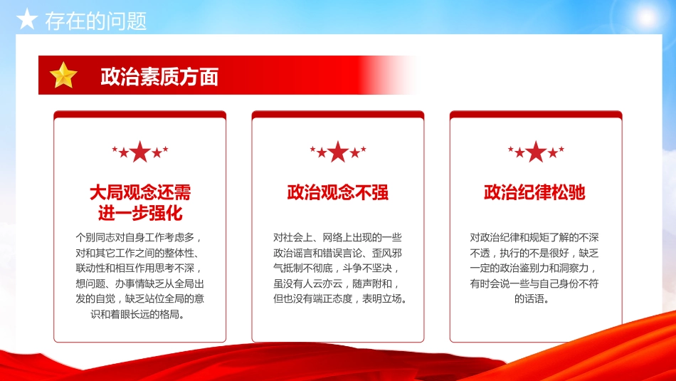 主题教育民主生活会个人对照检査材料党课PPT_第6页