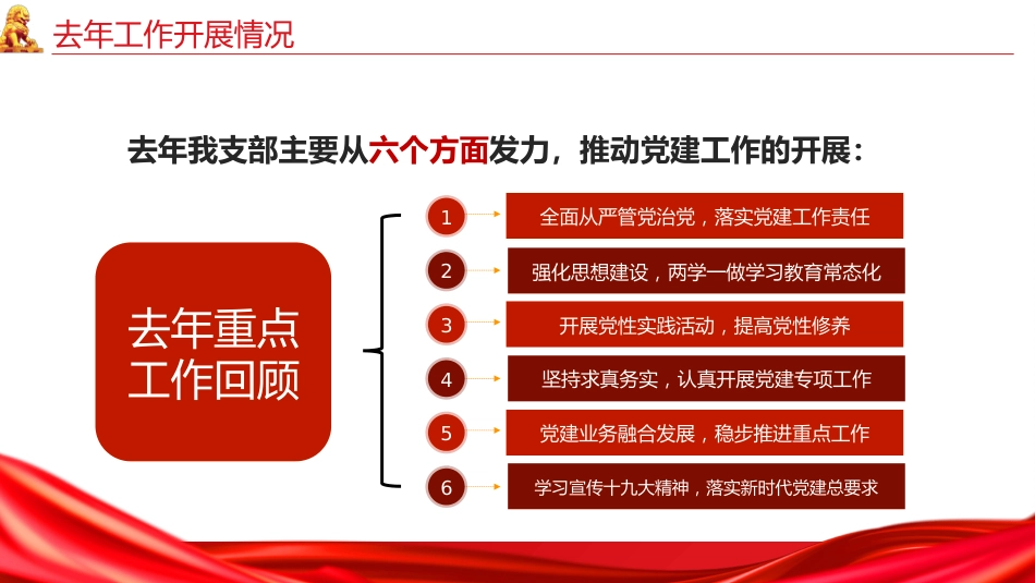 党建基层机关党支部党建工作总结PPT_第7页