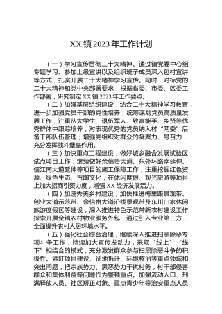 XX镇2023年工作计划 (4)
