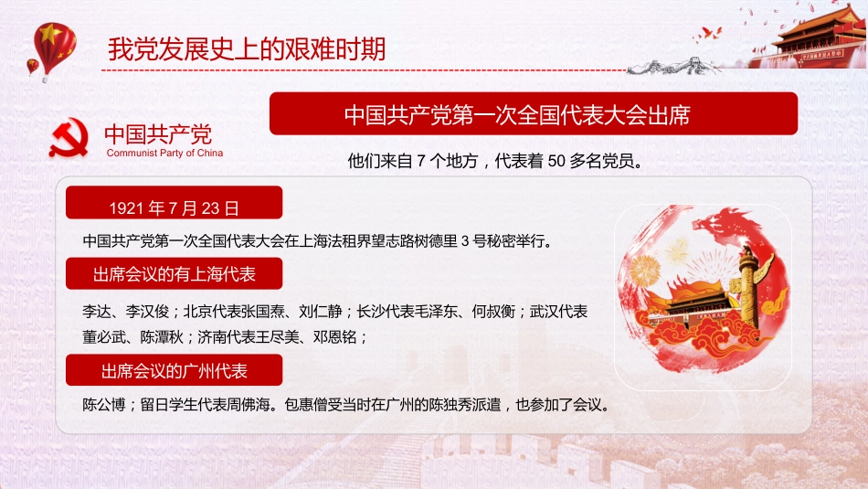 中国共产党光辉历程之建党100周年党课PPT（20210308）_第9页