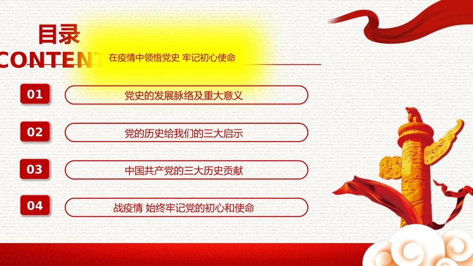 在疫情中领悟党史牢记初心使命之庆祝建党100周年PPT（20210226）_第3页