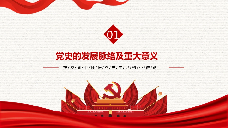 在疫情中领悟党史牢记初心使命之庆祝建党100周年PPT（20210226）_第4页