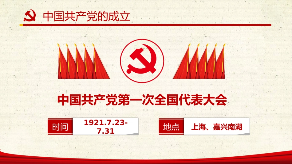 牢记初心使命奋进复兴征程之建党100周年党课PPT_第7页