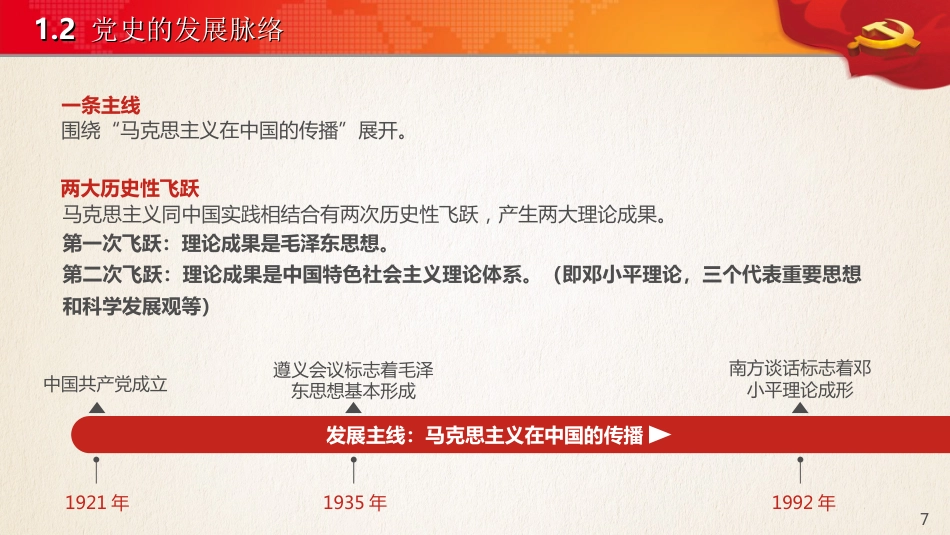 中共党史学习中国近现代史党支部党员党课七一建党节PPT_第7页