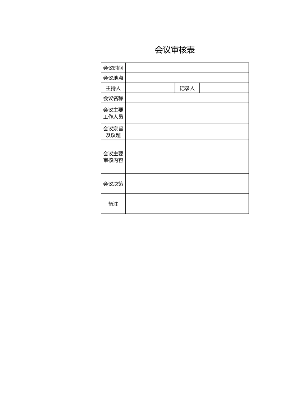 45行政人事部会议审核表_第1页