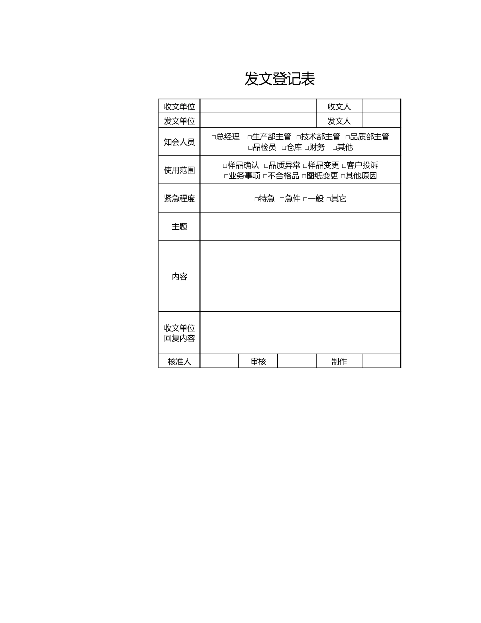 49行政人事部发文登记表_第1页