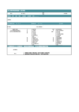 277员工离职申请审批表-含离职交接