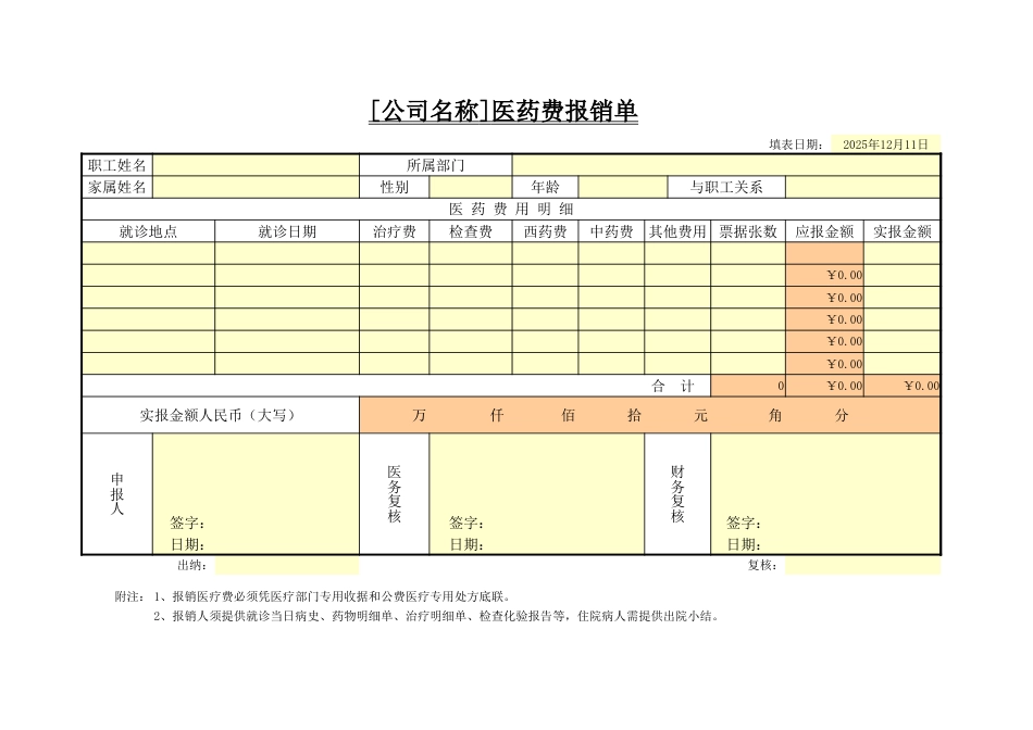294医药费报销单_第1页