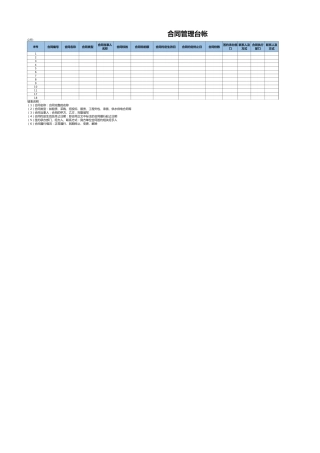 296合同管理台帐