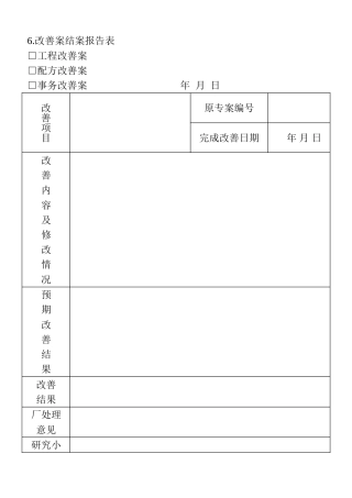 6.改善案结案报告表